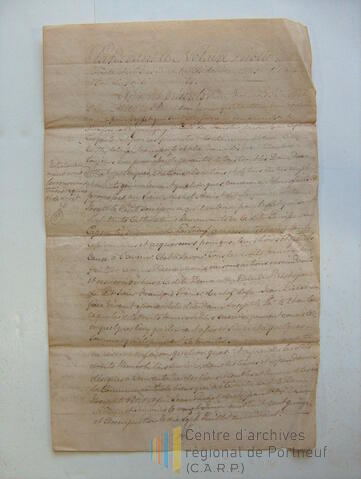 Original Document numérique not accessible