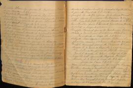 Registre manuscrit décès Grondines