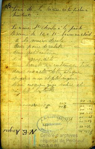 Original Document numérique not accessible