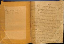 Registre manuscrit décès Grondines