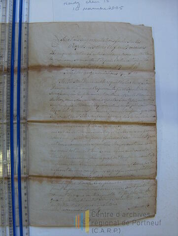 Original Document numérique not accessible