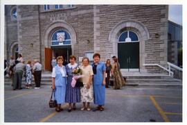 Fleurette, Claudine, Eliette et Irma Vohl à l’occasion du centenaire de Saint-Marc-des-Carrières