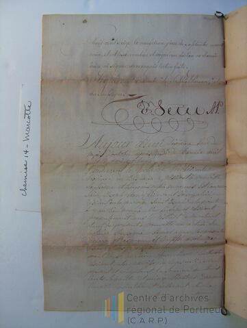 Original Document numérique not accessible