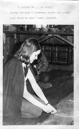Hélène Troittier à l'oeuvre