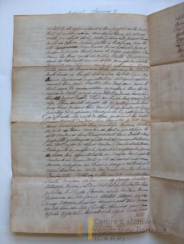 Original Document numérique not accessible