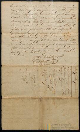 Concession accordée par Georges Allsopp écuyer et seigneur du lieu à Pierre Godin (4/4)