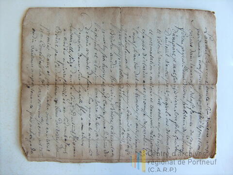 Original Document numérique not accessible