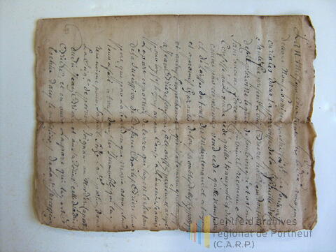 Original Document numérique not accessible