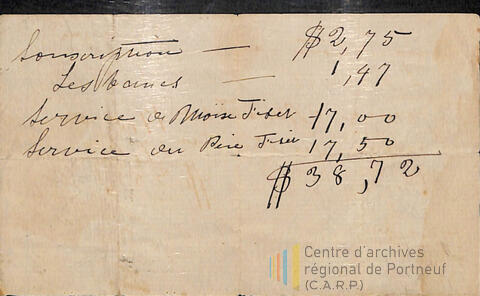 Original Document numérique not accessible