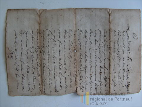 Original Document numérique not accessible