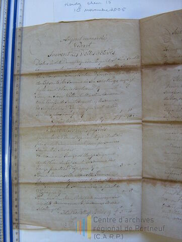 Original Document numérique not accessible