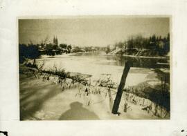 Rivière Sainte-Anne en hiver