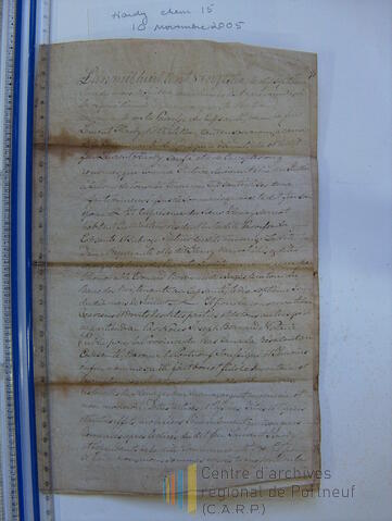 Original Document numérique not accessible