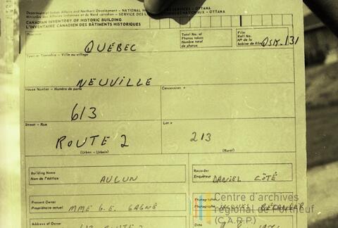 Original Document numérique not accessible
