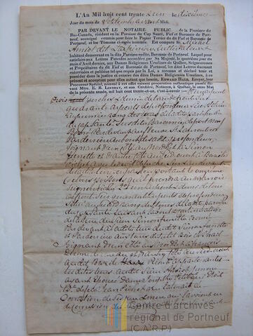 Original Document numérique not accessible