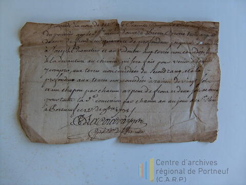 Original Document numérique not accessible