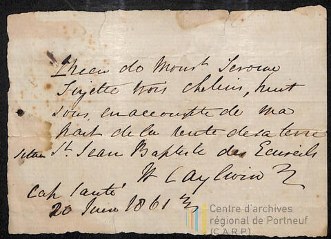 Original Document numérique not accessible