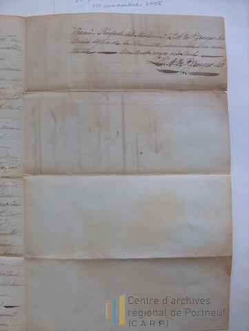 Original Document numérique not accessible
