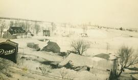 Vue rue Chavigny - hiver - Dow