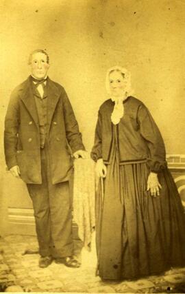 Jobin Joseph 68 ans, décédé en 1873 et Marie Delisle 69 ans et demi en 1868, décédée en 1881