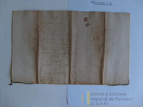Original Document numérique not accessible
