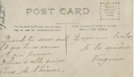 Message amoureux de Virginie