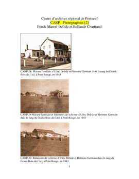 Sa maison familiale et ses années de jeunesse;