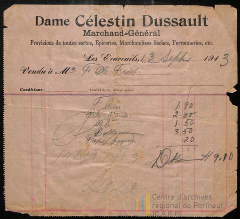 Original Document numérique not accessible