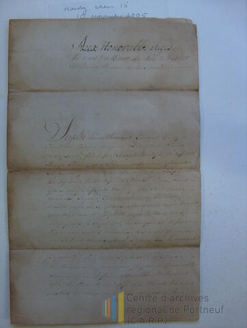 Original Document numérique not accessible