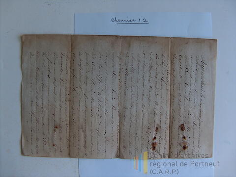 Original Document numérique not accessible