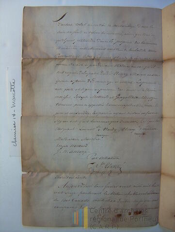 Original Document numérique not accessible