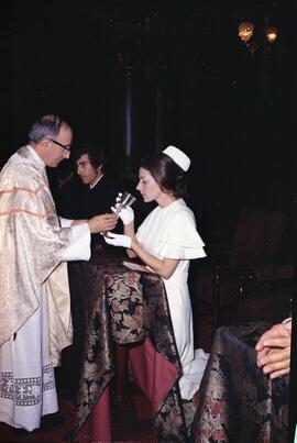 Réal Gagné et Renée Barette - Mariage à l'église Saint-Jean-Baptiste