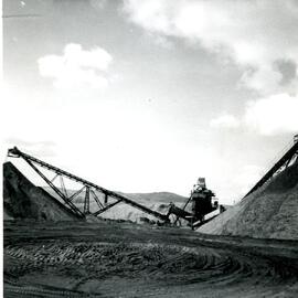 Chantier de sable – machinerie