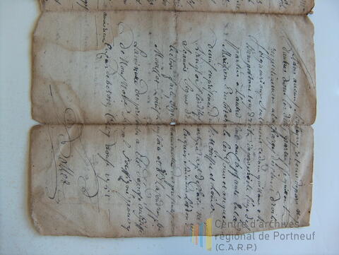 Original Document numérique not accessible