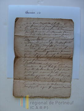 Original Document numérique not accessible