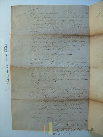 Original Document numérique not accessible