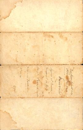 Procès-verbal d’arpentage (lignes et bornes divisant les terres de Joseph Perron et Étienne Darveau, troisième rang Dechambault), par l’arpenteur Louis Legendre, 17 novembre 1832.