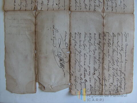 Original Document numérique not accessible
