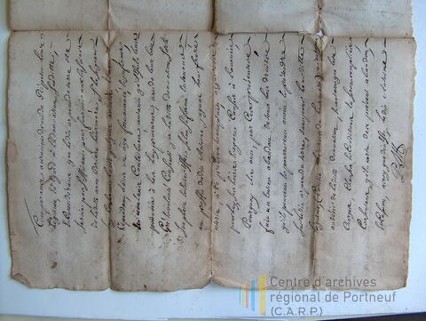 Original Document numérique not accessible