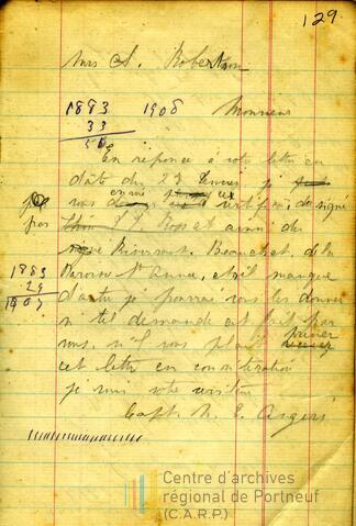 Original Document numérique not accessible