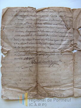 Original Document numérique not accessible