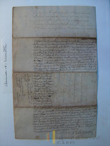 Original Document numérique not accessible