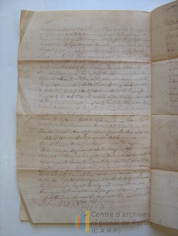 Original Document numérique not accessible