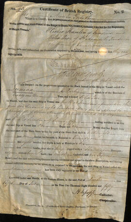 Certificate of British Registry (1)