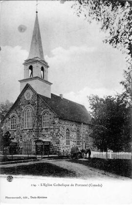Église de Portneuf avant l’incendie de 1927