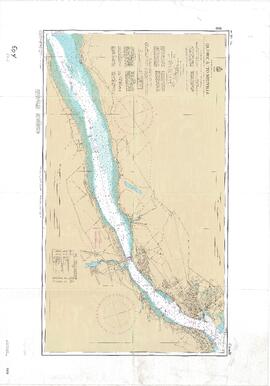 Carte maritime : Québec à Neuville. - 1985. - 1/36 000.