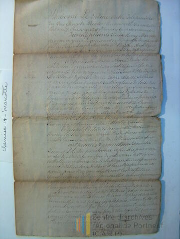 Original Document numérique not accessible