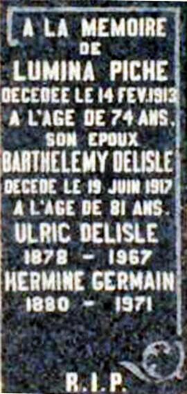 Monument Famille Delisle – Détail