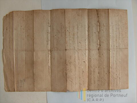 Original Document numérique not accessible