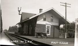 Gare du CPR à Pont-Rouge